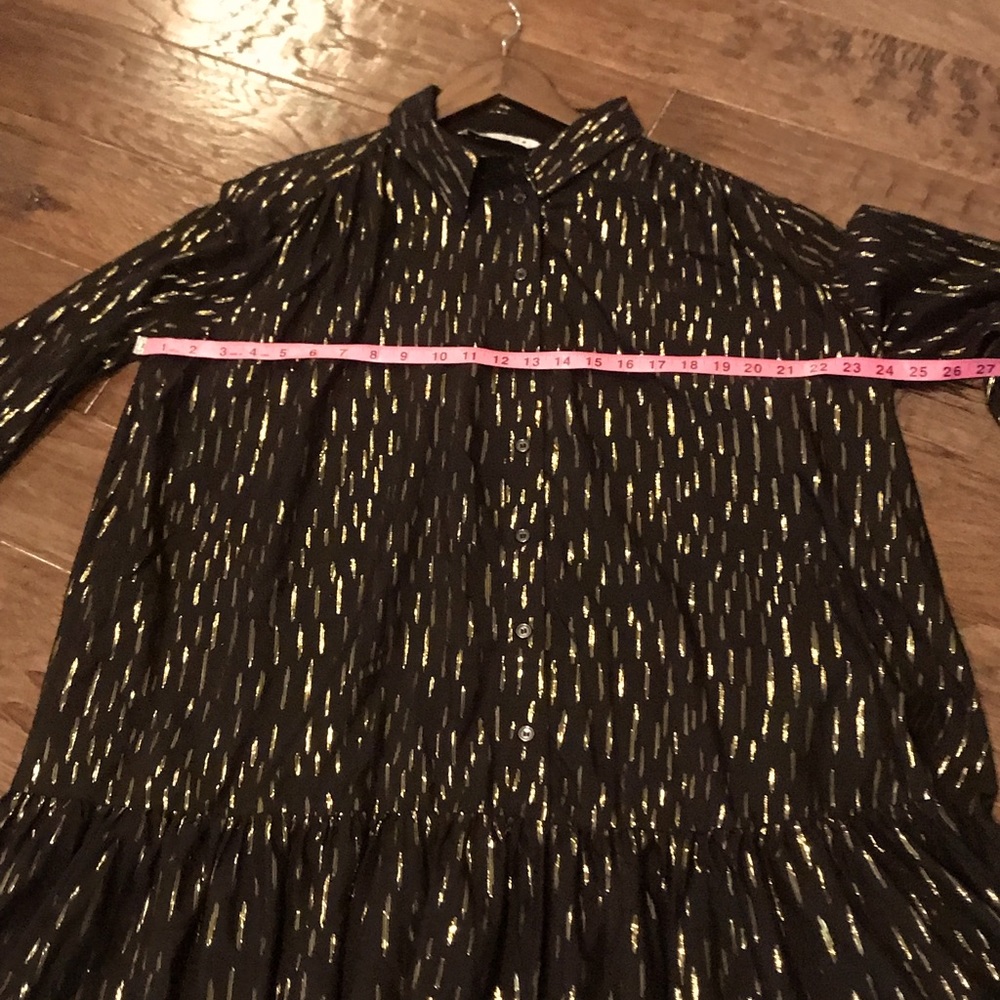 Zara smock dress metallic - Picture 5 of 5